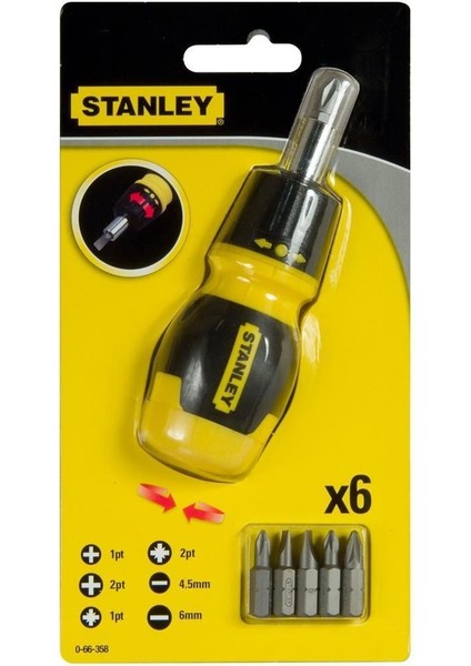 ST066358 Topaç Tornavida Seti, 6 Parça Cırcırlı, Ph1 Ph2 Pz1 Pz2 4.5mmdüz 6mmdüz fırsatları