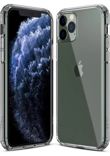 Apple iPhone 11 Pro Max Tıpalı Şeffaf Silikon Kılıf