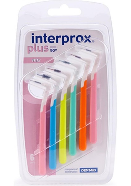 Interprox Plus 2g Mix Arayüz Fırçası Blister 6'lı (Karışık Set)