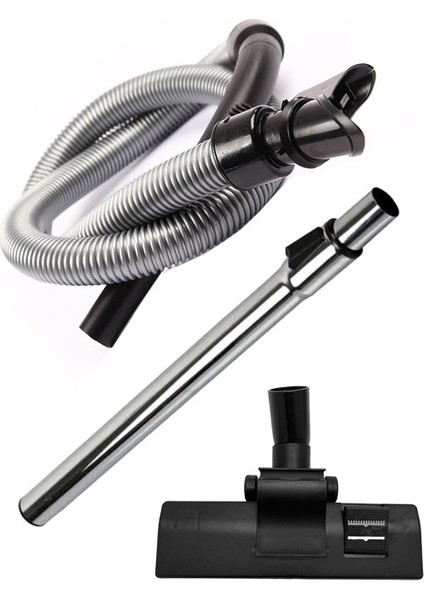 Philips Fc 9200 - 9218 Serie Süpürge Hortumu Başlık Teleskopik Boru Seti (Gri)