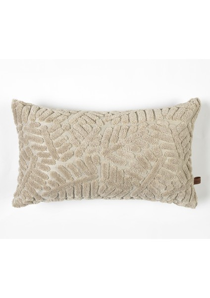 Bohem Özel Tasarım Punch Panç Desen Dikdörtgen Dekoratif Kırlent Kılıfı Forest Natural