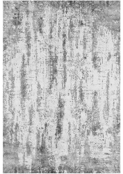 Gloria TD32902 Gri Modern Desen Dokuma Saçaklı Kilim