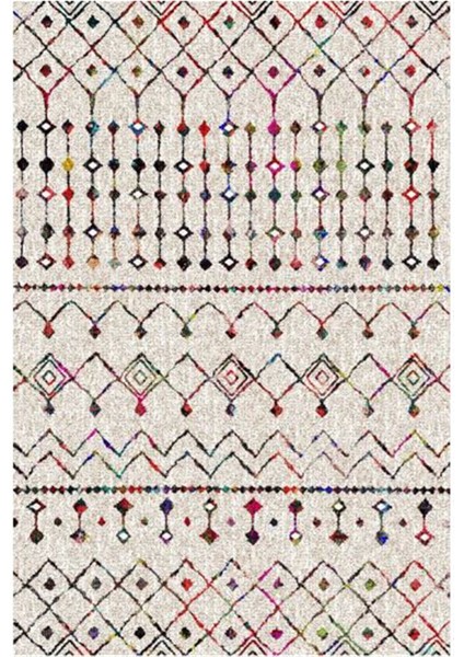 Gloria TD86204 Multi Iskandinav Tarzı Dokuma Saçaklı Kilim