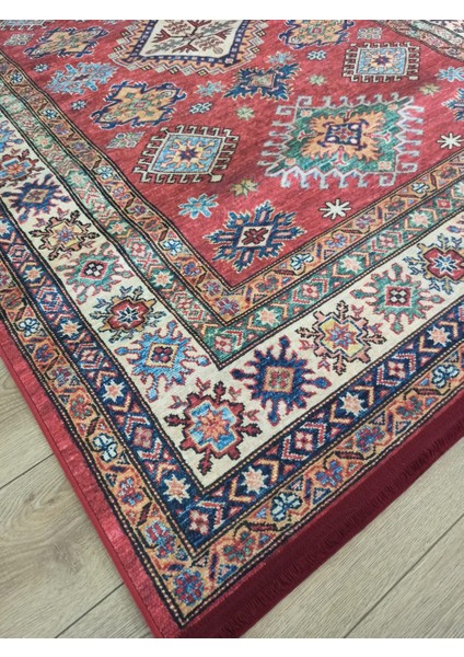 Gloria TD741 Multi Etnik Desen Dokuma Saçaklı Kilim