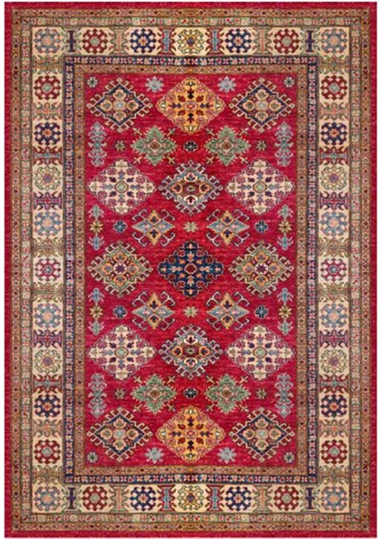 Gloria TD734 Multi Etnik Desen Dokuma Saçaklı Kilim