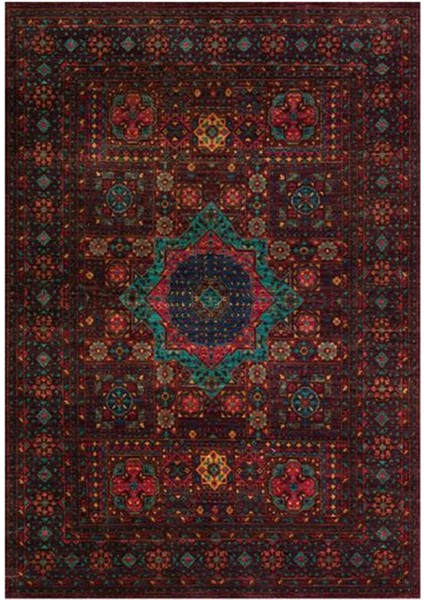 Gloria TD598 Multi Etnik Desen Dokuma Saçaklı Kilim