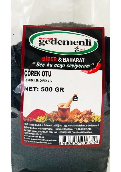 Çörekotu 500 gr