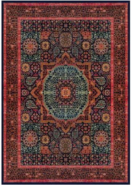 Gloria TD736 Multi Klasik Desen Dokuma Saçaklı Kilim