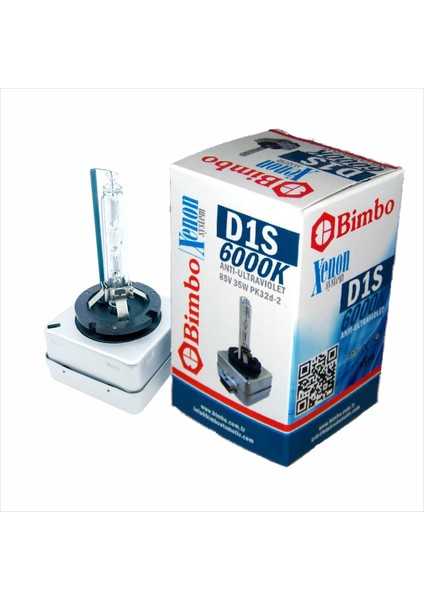 D1S 6000K Xenon Ampul Antı-Ultravıolet