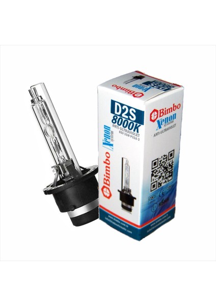 D2S 8000K Xenon Ampul Antı-Ultravıolet