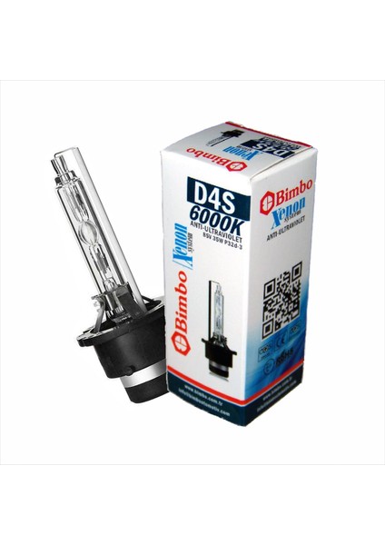 D4S 6000K Xenon Ampul Antı-Ultravıolet