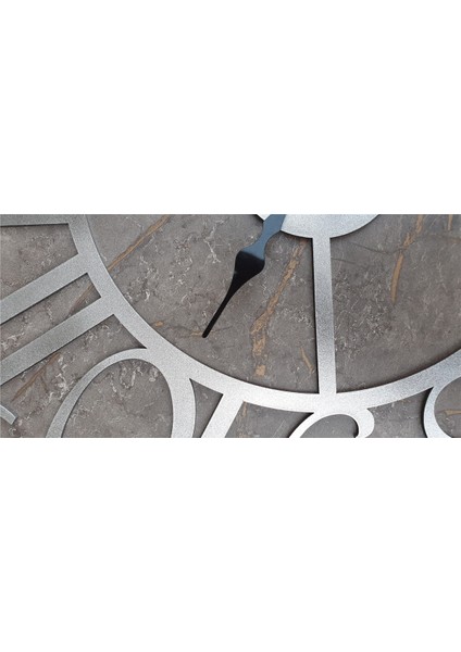 Mermer Desenli Duvar Saati Çap 50 Cm-Çap 80 cm indirimleri