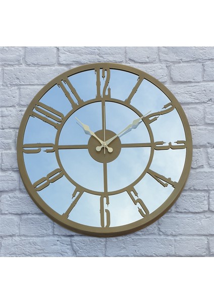 Metal Aynalı Duvar Saati ( Çap 50 cm -Çap 80 cm ) modelleri