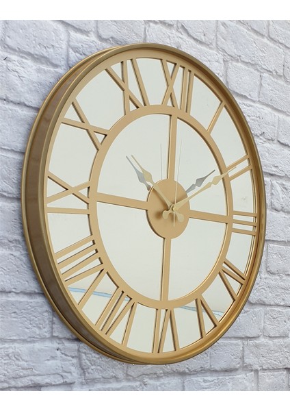 Metal Kasa Aynalı Duvar Saati ( Çap 50 cm -Çap 80 cm ) fiyatları