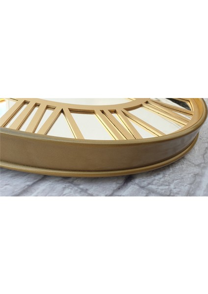 Metal Kasa Aynalı Duvar Saati ( Çap 50 cm -Çap 80 cm ) fırsatları