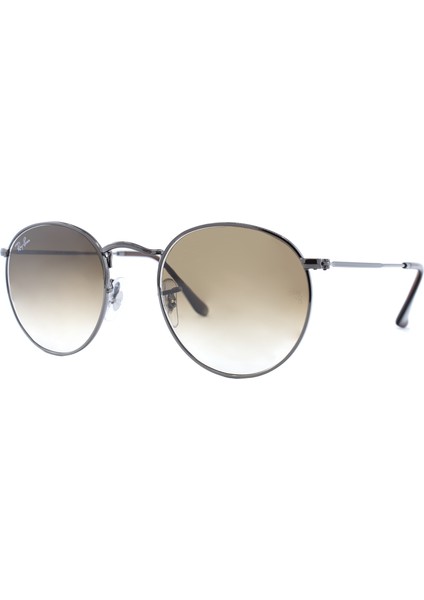 3447-N 004/51 53 ROUND METAL Unisex GÜMÜŞ Yuvarlak Çerçeve Güneş Gözlüğü fiyatları