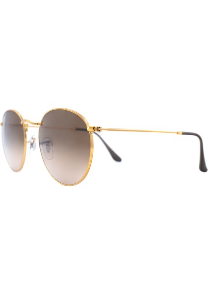 3447 9001/A5 53 ROUND METAL Unisex GOLD Yuvarlak Çerçeve Güneş Gözlüğü