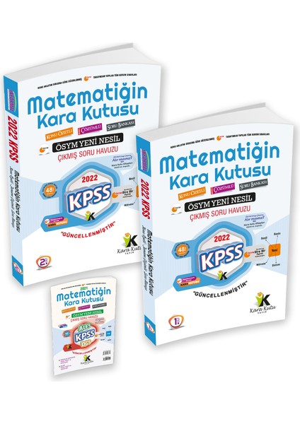 KPSS Matematiğin su Tamamı Çözümlü Konu Özetli Soru Bankası Set Paket