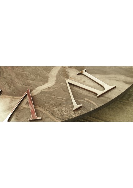 Mermer Desenli Duvar Saati ( Çap 50 cm - 80 cm ) indirimleri