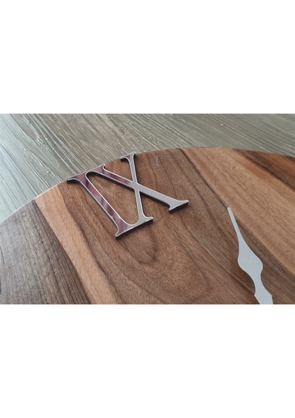 Doğal Ahşap Masif Ceviz Ağacı Duvar Saati 40 cm indirimleri