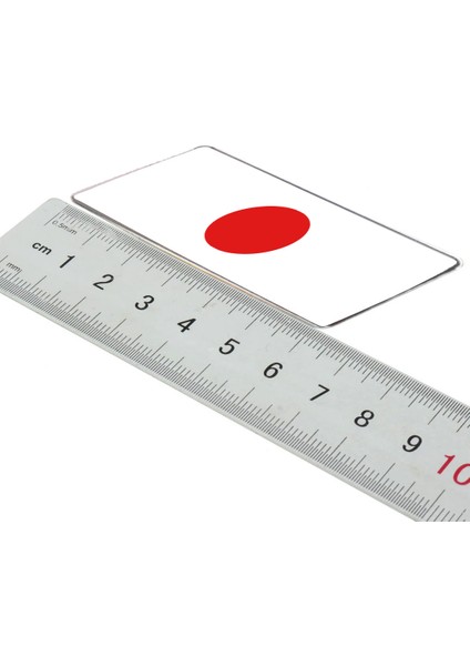 Japonya Bayrağı Damla Etiket Alüminyum Kenarlı Sticker fırsatları
