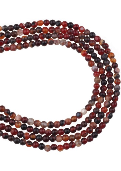 4 mm Gri Kahve Akik Taşı Dizi - DIZI0254