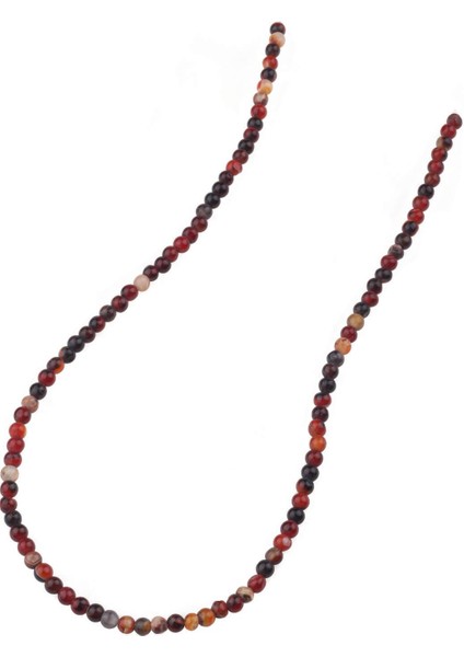 4 mm Gri Kahve Akik Taşı Dizi - DIZI0254 fiyatları