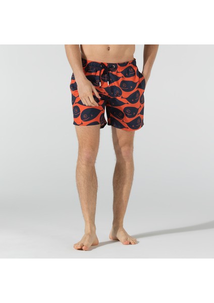 Erkek Turuncu Baskılı Şort Mayo TC0104T.8PR fiyatları