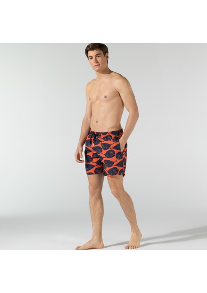 Erkek Turuncu Baskılı Şort Mayo TC0104T.8PR modelleri