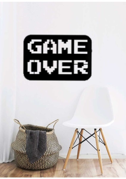 Game Over Dekoratif Tablo