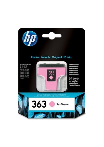 363-C8775E Açık Kırmızı Orijinal Kartuş