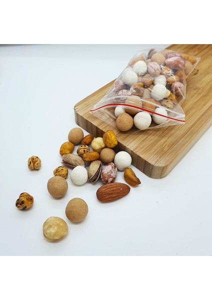 Lüks Hazır Keseli Paketlenmiş Düğün, Nişan ve Kına Kuruyemiş Çerezi 50 gr x 25'li