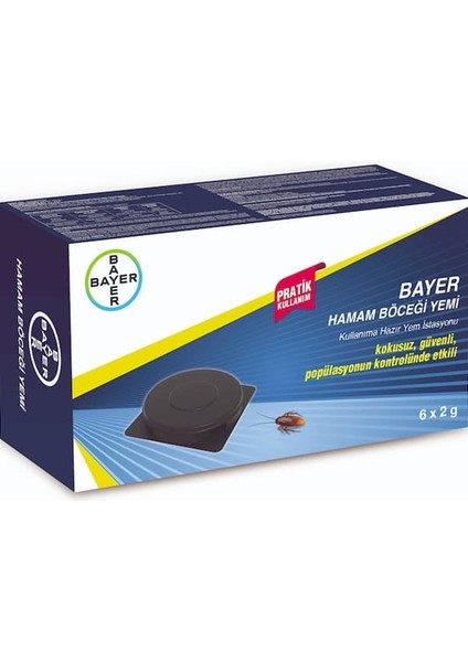 Hamam Böceği Yemi (6 x 2 gr )