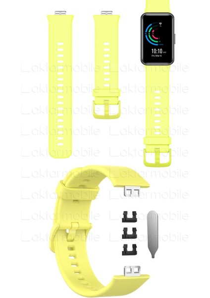 Huawei Watch Fit Silikon Kordon Premium Spor Kayış - Tam Uyumlu fırsatları