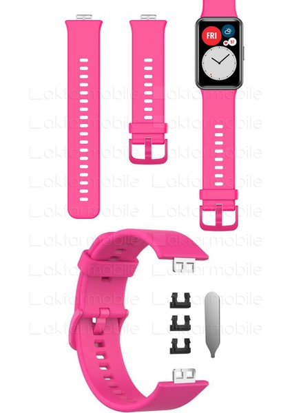 Huawei Watch Fit Silikon Kordon Premium Spor Kayış - Tam Uyumlu fırsatları