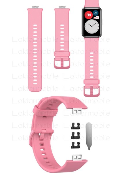 Huawei Watch Fit Silikon Kordon Premium Spor Kayış - Tam Uyumlu fırsatları