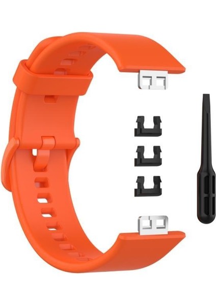 Huawei Watch Fit Silikon Kordon Premium Spor Kayış - Tam Uyumlu
