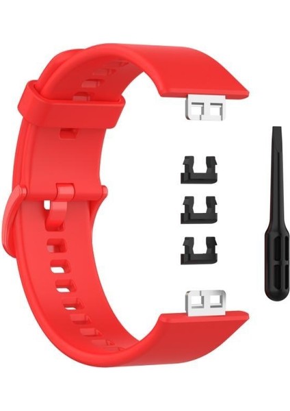 Huawei Watch Fit Silikon Kordon Premium Spor Kayış - Tam Uyumlu