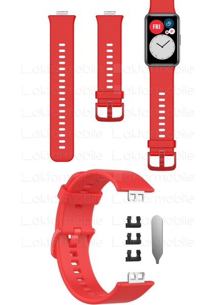 Huawei Watch Fit Silikon Kordon Premium Spor Kayış - Tam Uyumlu fırsatları