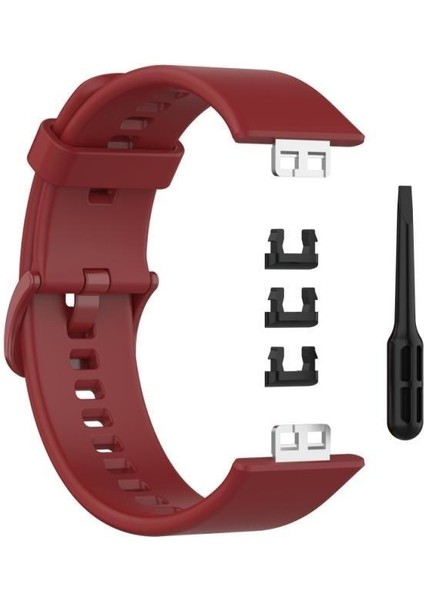 Huawei Watch Fit Silikon Kordon Premium Spor Kayış - Tam Uyumlu
