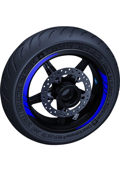 Moto Gp Iç Jant Şeridi Sticker Reflektif & Floresan Renkler Çınar Extreme