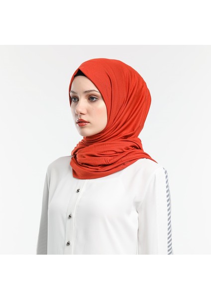 Kadın Turuncu Penye Şal modelleri