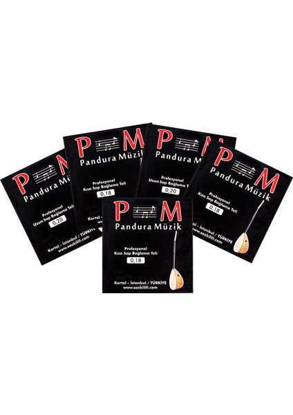 Profesyonel Paslanmaz 3 Takım Kısa ve 2 Takım Uzun Sap Bağlama Teli / 5' Li Paket