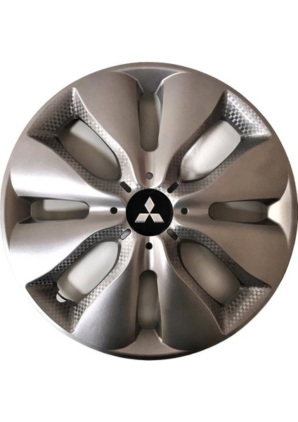 Mi̇tsubi̇shi̇ Carisma 15'' Inç Gri̇ 4lü Set Jant Kapağı Çelik Jant Görünümlü