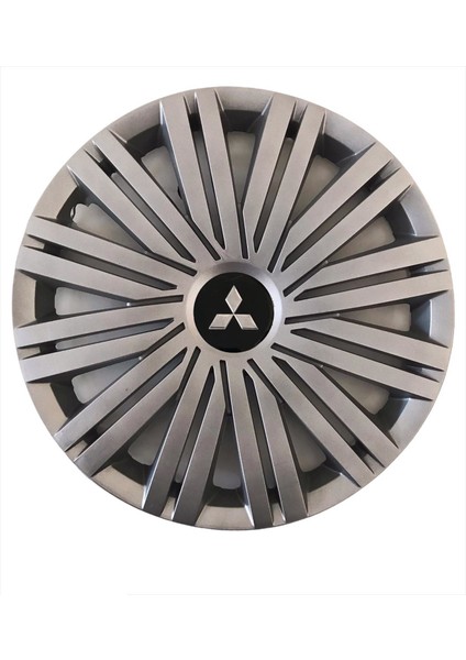 Mitsubishi Attrage 14'' Inç Gri 4lü Set Jant Kapağı Çelik Jant Görünümlü