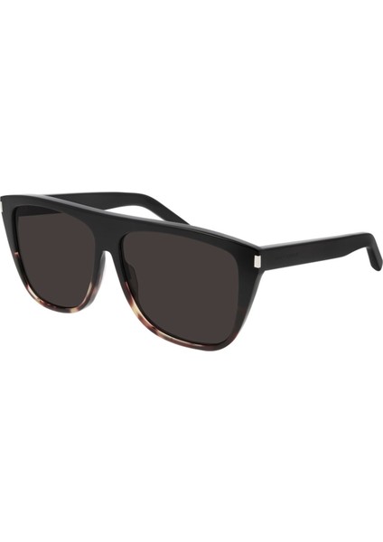 Saınt Laurent 027 Havana Black Black Italy Glasses Unisex Güneş Gözlüğü Sl 1 027