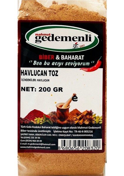Havlucan Toz 200 gr