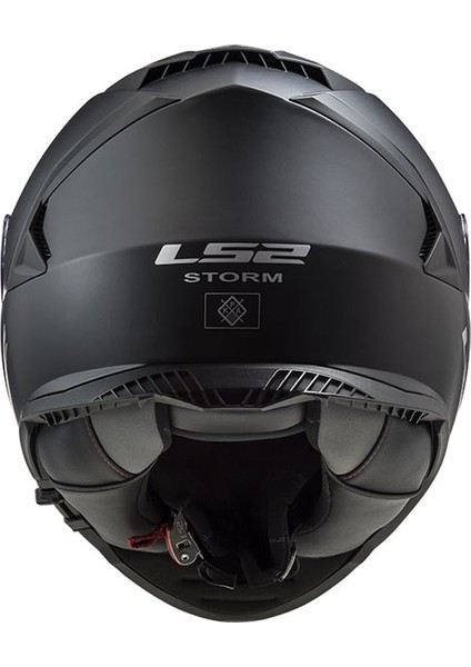 Storm Mat Siyah Kask