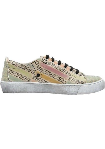 Kadın Vegan Deri Yeşil Sneakers - Summer Checklist Tasarım fırsatları