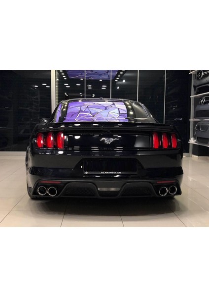 Ford Mustang 2015 Sonrası GT350 Shelby Difüzör + Egzoz Uçları